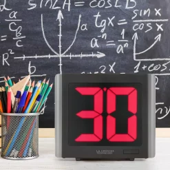 Table Clocks La Crosse Technology LED Countdown/Up Digital Timer With 12 Ft. Power Cord -SAFAVIEH Shop black la crosse technology table clocks 919 1614 31 1000