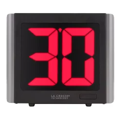 Table Clocks La Crosse Technology LED Countdown/Up Digital Timer With 12 Ft. Power Cord