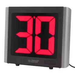 Table Clocks La Crosse Technology LED Countdown/Up Digital Timer With 12 Ft. Power Cord -SAFAVIEH Shop black la crosse technology table clocks 919 1614 c3 1000