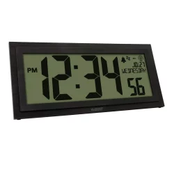 Wall Clocks La Crosse Technology 15 In. Extra-Large Textured Atomic Digital Clock 13 Wall Clocks La Crosse Technology 15 In. Extra-Large Textured Atomic Digital Clock -SAFAVIEH Shop black la crosse technology wall clocks 515 1419 int 44 1000
