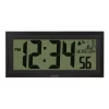 Wall Clocks La Crosse Technology 15 In. Extra-Large Textured Atomic Digital Clock 1 Wall Clocks La Crosse Technology 15 In. Extra-Large Textured Atomic Digital Clock -SAFAVIEH Shop black la crosse technology wall clocks 515 1419 int 64 1000