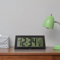 Wall Clocks La Crosse Technology 15 In. Extra-Large Textured Atomic Digital Clock 14 Wall Clocks La Crosse Technology 15 In. Extra-Large Textured Atomic Digital Clock -SAFAVIEH Shop black la crosse technology wall clocks 515 1419 int 76 1000