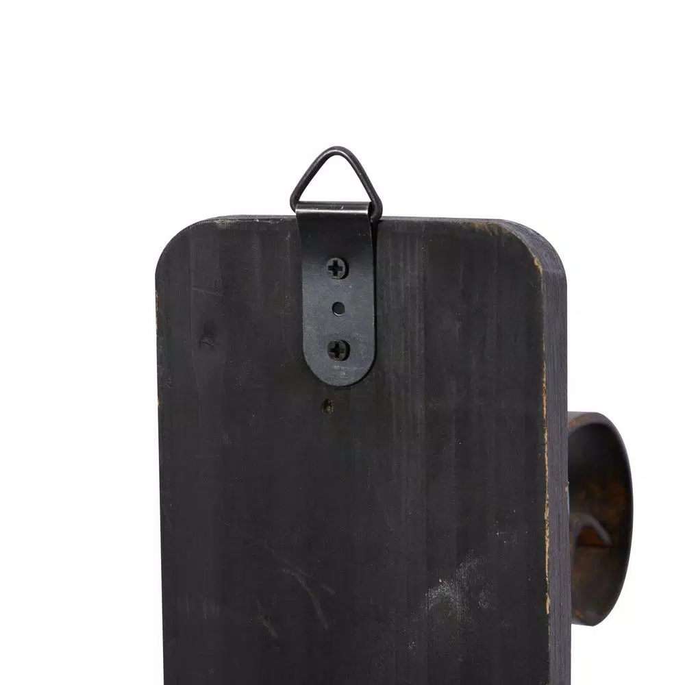 Wall Accents LITTON LANE Scrolled Wrought Iron Wall Sconce Candle Holder 9 Wall Accents LITTON LANE Scrolled Wrought Iron Wall Sconce Candle Holder - Image 7