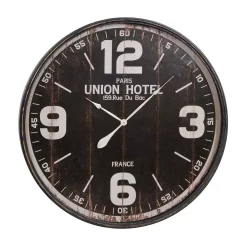 Wall Clocks LITTON LANE 35 In. Old World Inspired Vintage Round Wall Clock