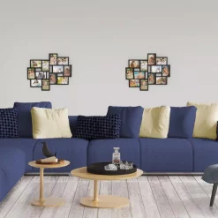 Picture Frames Lavish Home 12-Opening 4 In. X 6 In. Black Picture Frame Collage -SAFAVIEH Shop black matt lavish home picture frames hw0200067 44 1000