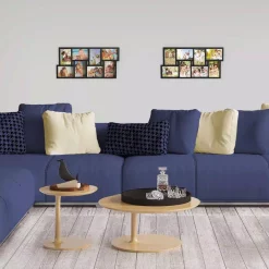 Picture Frames Lavish Home 8-Opening 4 In. X 6 In. Black Picture Frame Collage -SAFAVIEH Shop black matte lavish home picture frames hw0200071 44 1000