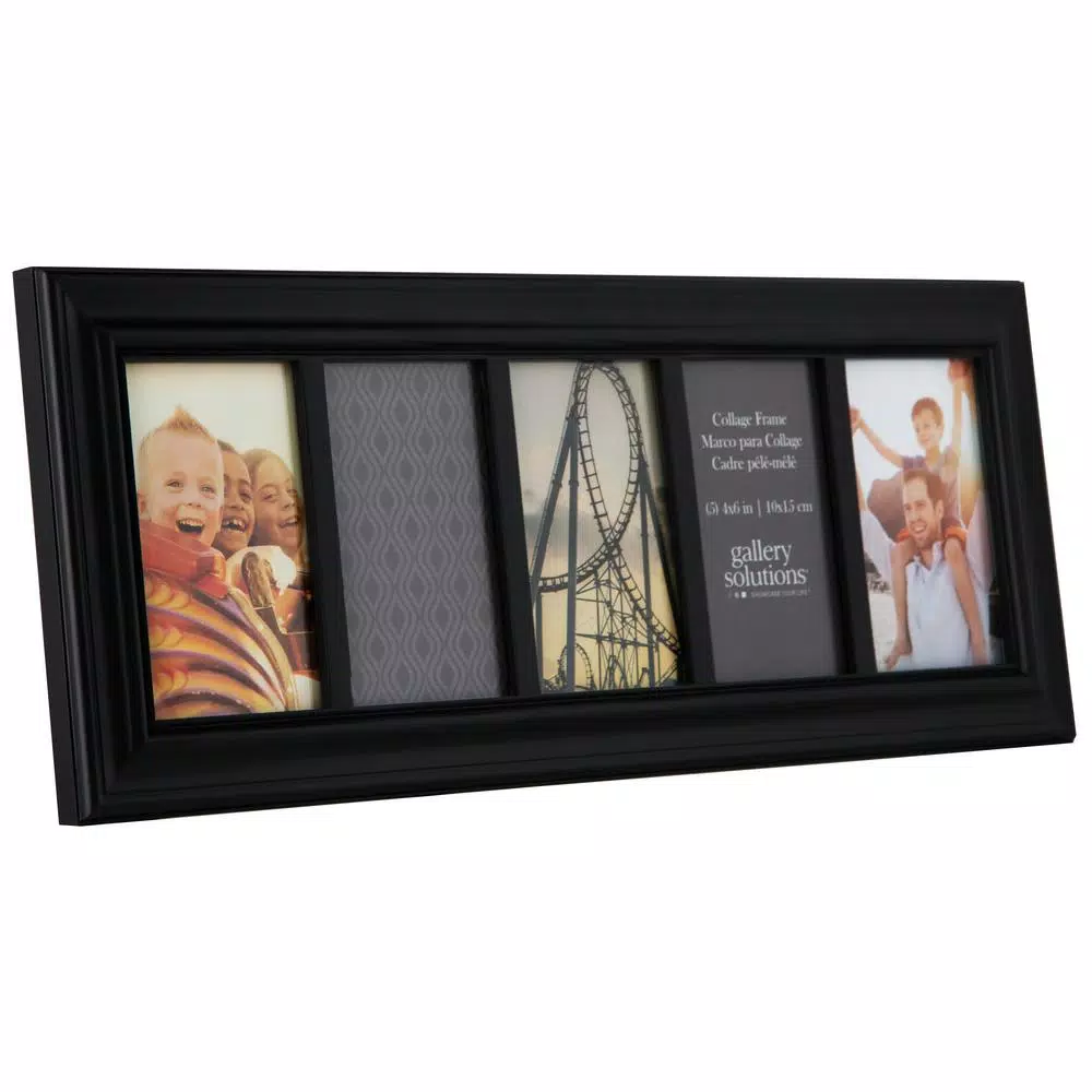 Picture Frames Pinnacle 5-Opening 4 In. X 6 In. Picture Frame 4 Picture Frames Pinnacle 5-Opening 4 In. X 6 In. Picture Frame - Image 2