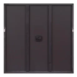 Wall Clocks Pinnacle Modern Square Black Wall Clock -SAFAVIEH Shop black pinnacle wall clocks 1503 6106low 44 1000