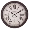 Wall Clocks Pinnacle Baldaud Roman Numeral Antique Bronze Wall Clock 2 Wall Clocks Pinnacle Baldaud Roman Numeral Antique Bronze Wall Clock -SAFAVIEH Shop black pinnacle wall clocks 1805 3810 64 1000