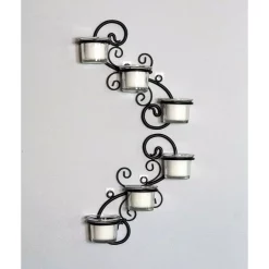 Wall Accents Stonebriar Collection Black Candle Wall Sconce (Set Of 2) 9 Wall Accents Stonebriar Collection Black Candle Wall Sconce (Set Of 2) -SAFAVIEH Shop black stonebriar collection candle holders br cn 5098bc 4f 1000