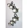 Wall Accents Stonebriar Collection Black Candle Wall Sconce (Set Of 2) 2 Wall Accents Stonebriar Collection Black Candle Wall Sconce (Set Of 2) -SAFAVIEH Shop black stonebriar collection candle holders br cn 5098bc 64 1000
