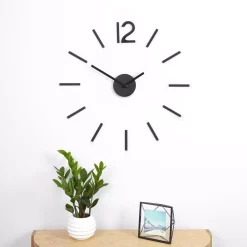 Wall Clocks Umbra Blink Clock Black 13 Wall Clocks Umbra Blink Clock Black -SAFAVIEH Shop black umbra wall clocks 1005400 040 44 1000