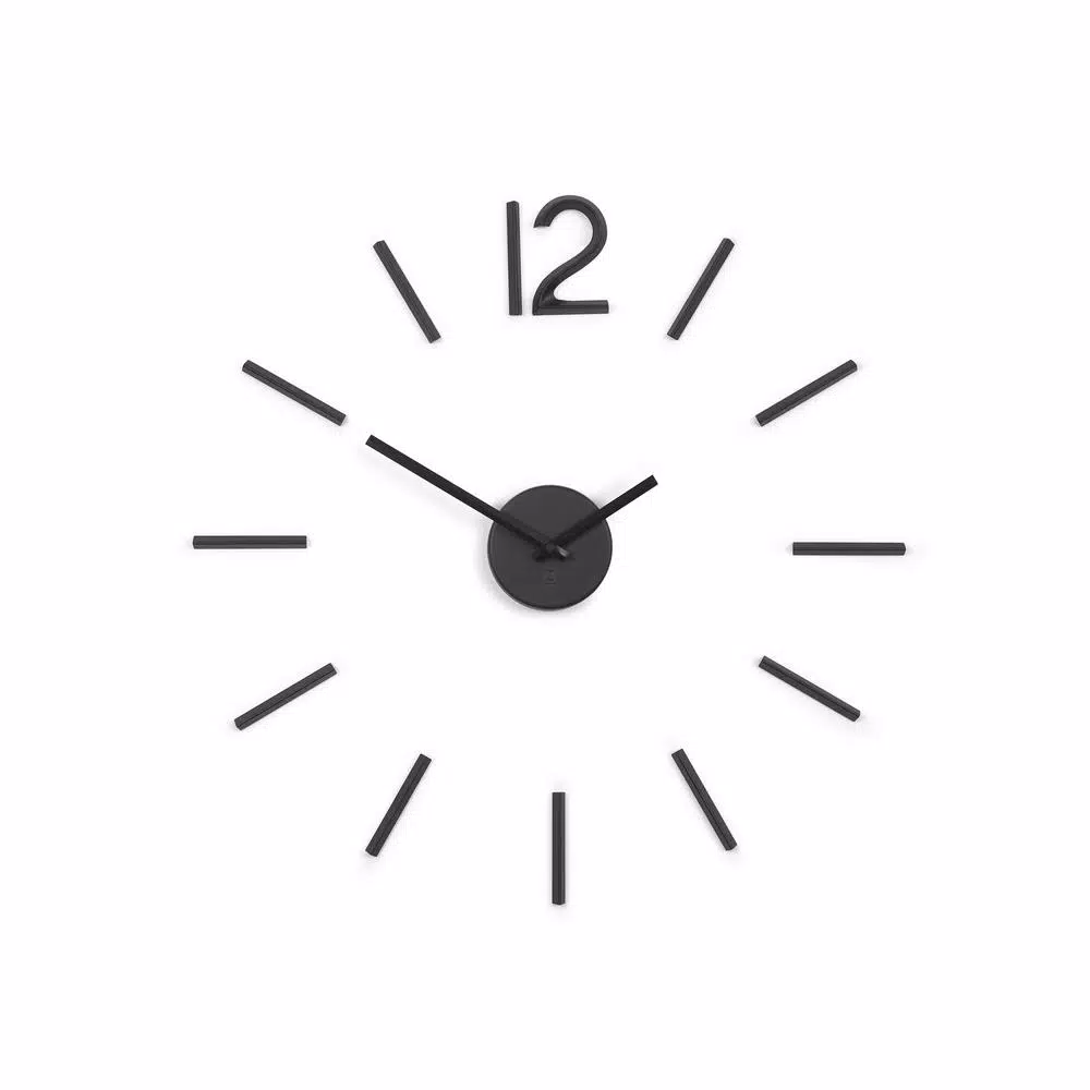 Wall Clocks Umbra Blink Clock Black 3 Wall Clocks Umbra Blink Clock Black