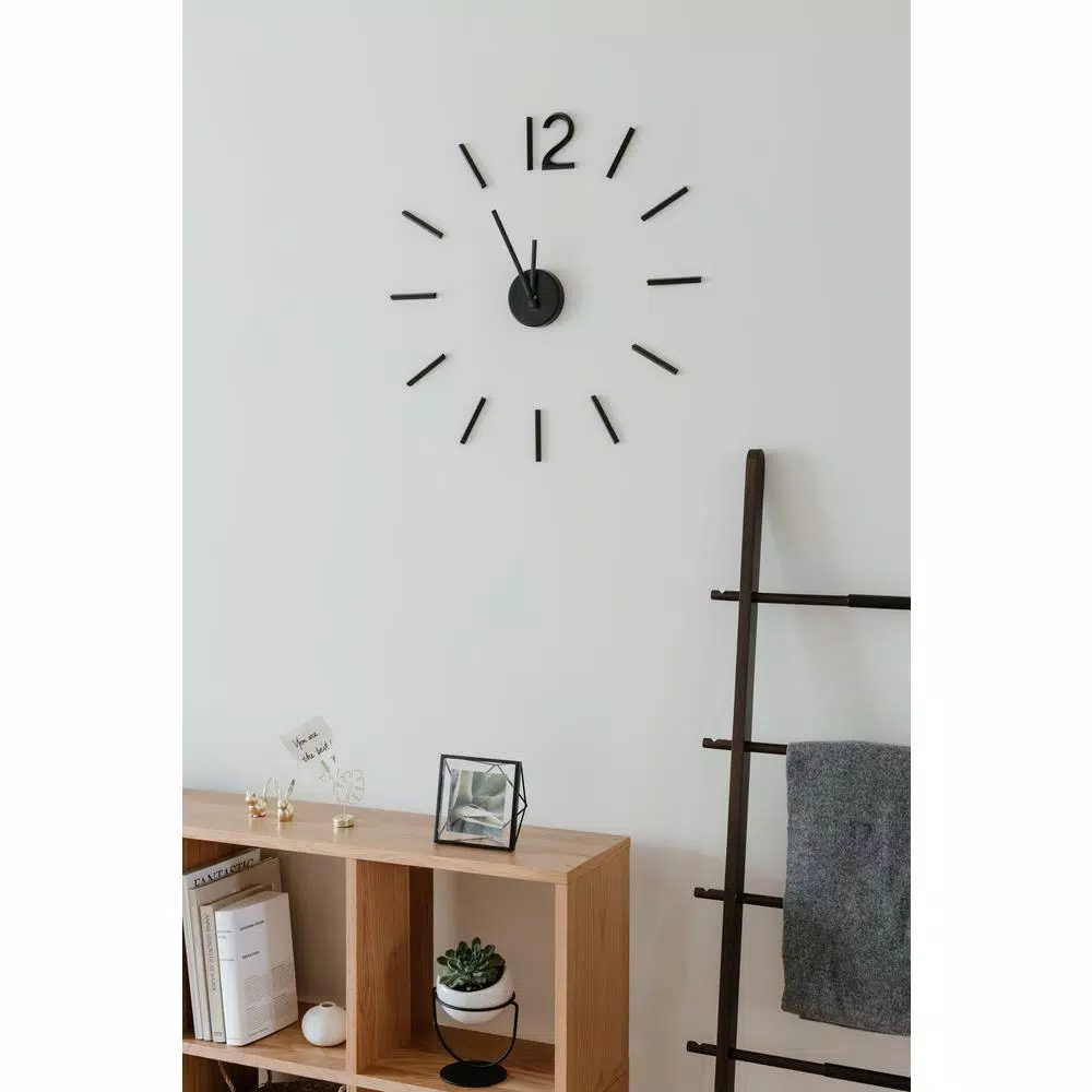 Wall Clocks Umbra Blink Clock Black 4 Wall Clocks Umbra Blink Clock Black - Image 2