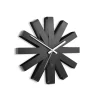 Wall Clocks Umbra Ribbon 12 In. Black Wall Clock 2 Wall Clocks Umbra Ribbon 12 In. Black Wall Clock -SAFAVIEH Shop black umbra wall clocks 118070 040 64 1000