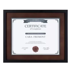 DesignOvation LeMans 8.5 In. X 11 In. Black/Walnut Brown Picture Frames (Set Of 4) 10 DesignOvation LeMans 8.5 In. X 11 In. Black/Walnut Brown Picture Frames (Set Of 4) -SAFAVIEH Shop black walnut brown designovation picture frames 217672 4f 1000