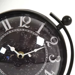 Table Clocks Zentique Constellation Designed Rotating Globe Shaped Table Clock -SAFAVIEH Shop black white zentique table clocks pc083 1f 1000