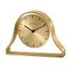 Table Clocks Bulova Metal Case Table Clock With Contemporary Numbers -SAFAVIEH Shop brass bulova table clocks b1863 64 1000