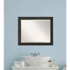 Mirrors Amanti Art Signore 33 In. W X 27 In. H Framed Rectangular Bathroom Vanity Mirror In Bronze