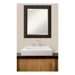 Mirrors Amanti Art Signore 21 In. W X 25 In. H Framed Rectangular Bathroom Vanity Mirror In Bronze 11 Mirrors Amanti Art Signore 21 In. W X 25 In. H Framed Rectangular Bathroom Vanity Mirror In Bronze -SAFAVIEH Shop bronze amanti art mirrors dsw3572563 44 1000