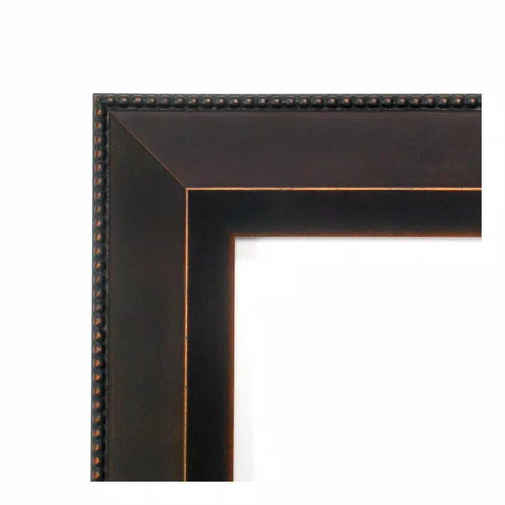 Mirrors Amanti Art Signore 21 In. W X 25 In. H Framed Rectangular Bathroom Vanity Mirror In Bronze 4 Mirrors Amanti Art Signore 21 In. W X 25 In. H Framed Rectangular Bathroom Vanity Mirror In Bronze - Image 2