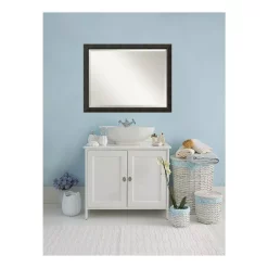 Mirrors Amanti Art Signore 45 In. W X 35 In. H Framed Rectangular Beveled Edge Bathroom Vanity Mirror In Bronze 9 Mirrors Amanti Art Signore 45 In. W X 35 In. H Framed Rectangular Beveled Edge Bathroom Vanity Mirror In Bronze -SAFAVIEH Shop bronze amanti art mirrors dsw3940057 1f 1000