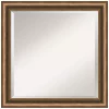 Mirrors Amanti Art Manhattan 24 In. W X 24 In. H Framed Square Beveled Edge Bathroom Vanity Mirror In Bronze Bronze -SAFAVIEH Shop bronze bronze amanti art mirrors dsw4407169 64 1000