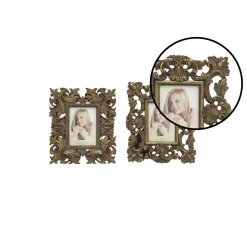 Picture Frames LITTON LANE Rustic 1-Opening Bronze Scrollwork Photo Frames (Set Of 2) 7 Picture Frames LITTON LANE Rustic 1-Opening Bronze Scrollwork Photo Frames (Set Of 2) -SAFAVIEH Shop bronze litton lane picture frames 76463 4f 1000