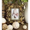 Picture Frames LITTON LANE Rustic 1-Opening Bronze Scrollwork Photo Frames (Set Of 2) -SAFAVIEH Shop bronze litton lane picture frames 76463 64 1000
