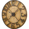 Wall Clocks Bulova 29 In. H X 29 In. W Round Gallery Wall Clock In Knotty Pine Veneer -SAFAVIEH Shop brown bulova wall clocks c4814 64 1000