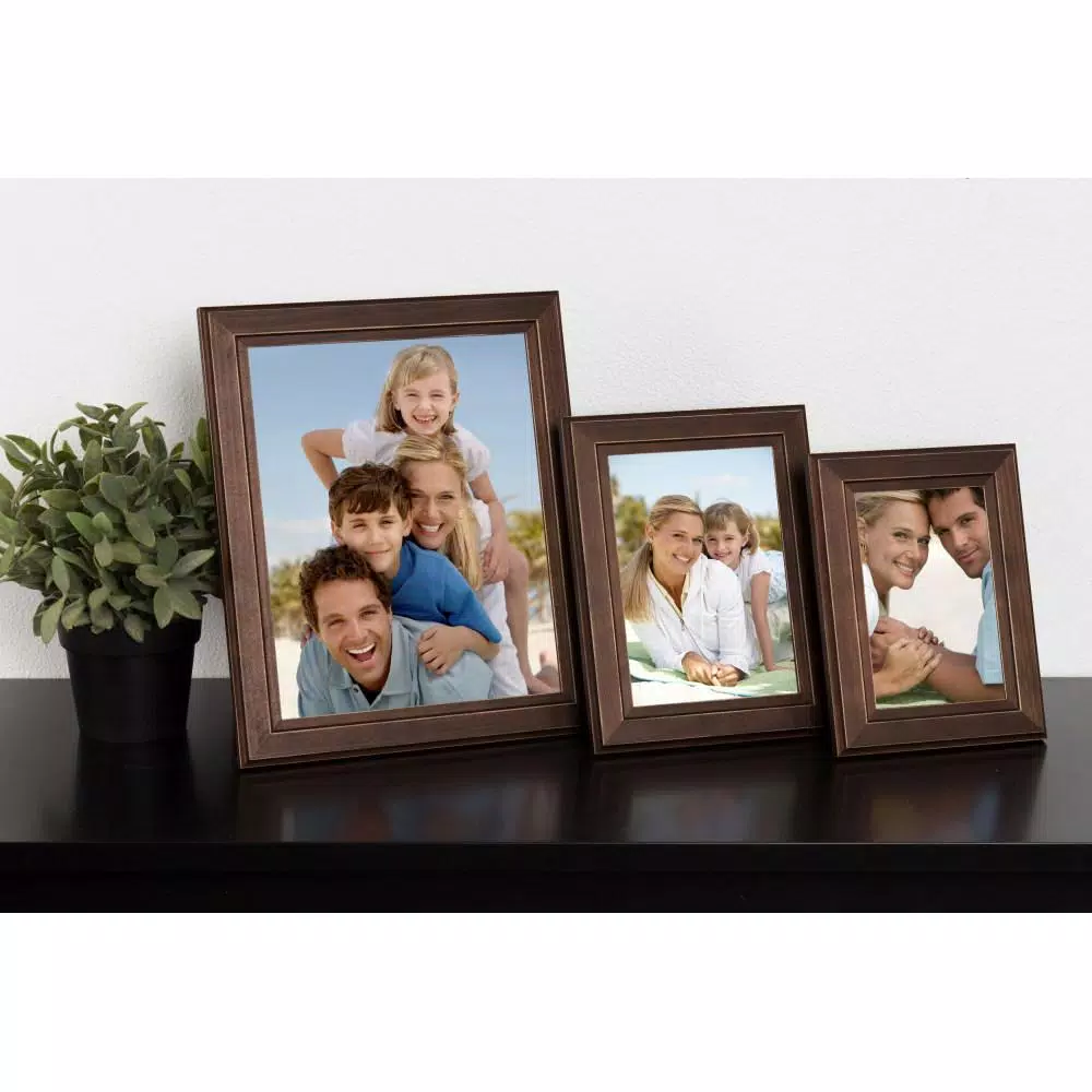 Picture Frames DesignOvation Kieva 5 In. X 7 In. Brown Picture Frame (Set Of 6) 9 Picture Frames DesignOvation Kieva 5 In. X 7 In. Brown Picture Frame (Set Of 6) - Image 7