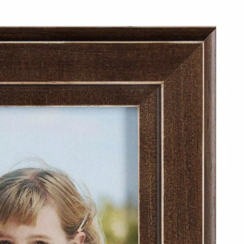 Picture Frames DesignOvation Kieva 5 In. X 7 In. Brown Picture Frame (Set Of 6) 7 Picture Frames DesignOvation Kieva 5 In. X 7 In. Brown Picture Frame (Set Of 6) - Image 5