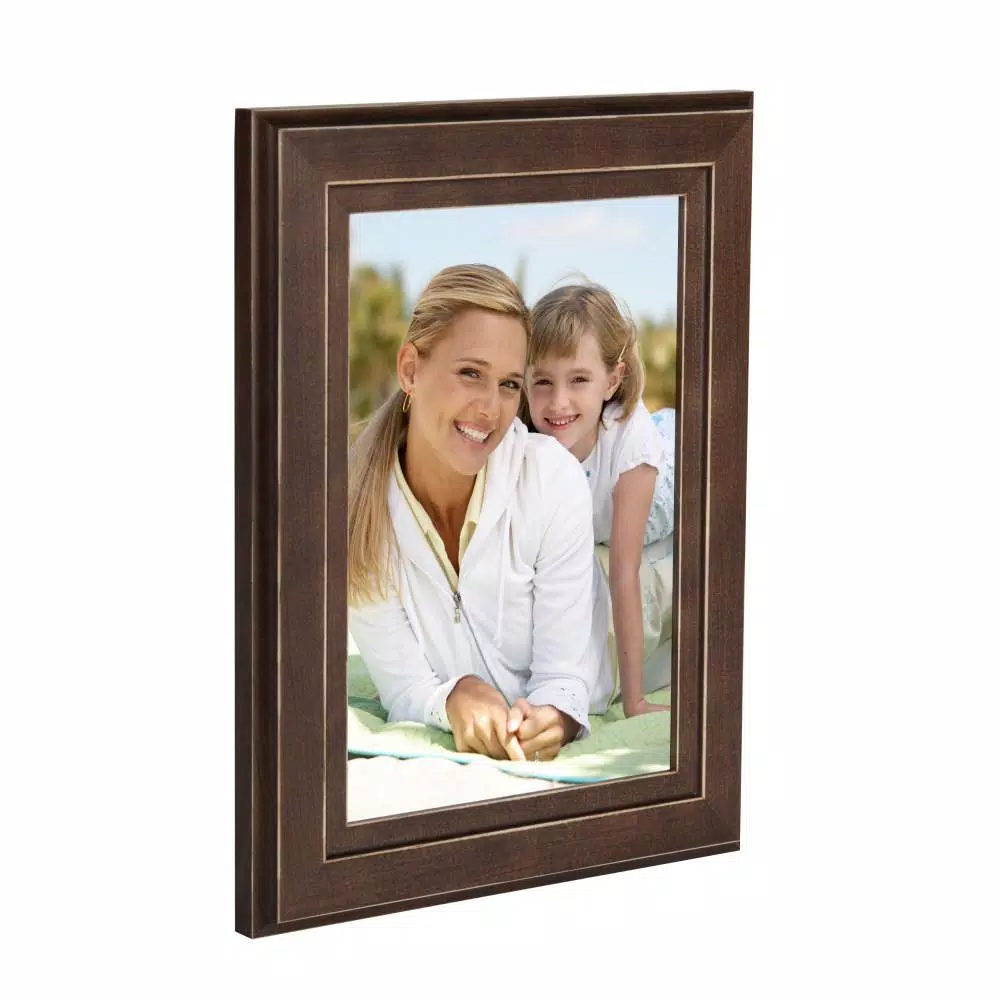 Picture Frames DesignOvation Kieva 5 In. X 7 In. Brown Picture Frame (Set Of 6) 5 Picture Frames DesignOvation Kieva 5 In. X 7 In. Brown Picture Frame (Set Of 6) - Image 3