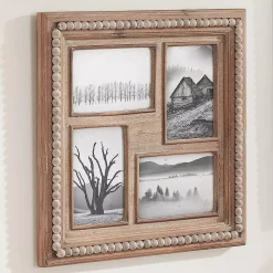 Picture Frames Home Decorators Collection 4″ X 6″ Natural Beaded Wood 4-Opening Picture Frame -SAFAVIEH Shop brown home decorators collection picture frames m180394 40 1000