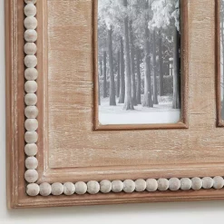 Picture Frames Home Decorators Collection 4″ X 6″ Natural Beaded Wood 2-Opening Picture Fram -SAFAVIEH Shop brown home decorators collection picture frames m180394xxb 1d 1000