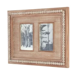 Picture Frames Home Decorators Collection 4″ X 6″ Natural Beaded Wood 2-Opening Picture Fram -SAFAVIEH Shop brown home decorators collection picture frames m180394xxb 66 1000