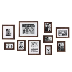 Picture Frames Kate And Laurel Bordeaux Brown Picture Frame (Set Of 10)