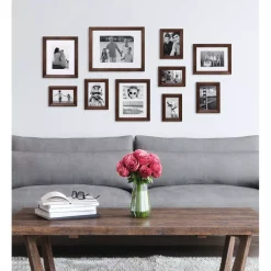 Picture Frames Kate And Laurel Bordeaux Brown Picture Frame (Set Of 10) -SAFAVIEH Shop brown kate and laurel picture frames 213727 76 1000