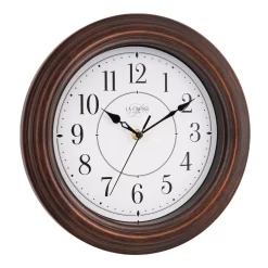 Wall Clocks La Crosse Technology 12 In. H Round Brown Plastic Wall Clock With Silent Movement 10 Wall Clocks La Crosse Technology 12 In. H Round Brown Plastic Wall Clock With Silent Movement -SAFAVIEH Shop brown la crosse technology wall clocks 404 2630w 4f 1000