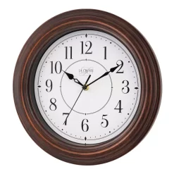 Wall Clocks La Crosse Technology 12 In. H Round Brown Plastic Wall Clock With Silent Movement 9 Wall Clocks La Crosse Technology 12 In. H Round Brown Plastic Wall Clock With Silent Movement -SAFAVIEH Shop brown la crosse technology wall clocks 404 2630w c3 1000
