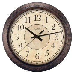 Wall Clocks La Crosse Technology 14 In. H Round Brown Plastic Analog Wall Clock 9 Wall Clocks La Crosse Technology 14 In. H Round Brown Plastic Analog Wall Clock -SAFAVIEH Shop brown la crosse technology wall clocks 404 2635 76 1000