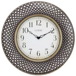 Wall Clocks La Crosse Technology 16 In. Antiqued Brown Lattice Round Analog Wall Clock 10 Wall Clocks La Crosse Technology 16 In. Antiqued Brown Lattice Round Analog Wall Clock -SAFAVIEH Shop brown la crosse technology wall clocks bbb86507 1f 1000