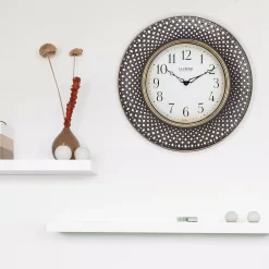 Wall Clocks La Crosse Technology 16 In. Antiqued Brown Lattice Round Analog Wall Clock 11 Wall Clocks La Crosse Technology 16 In. Antiqued Brown Lattice Round Analog Wall Clock -SAFAVIEH Shop brown la crosse technology wall clocks bbb86507 31 1000