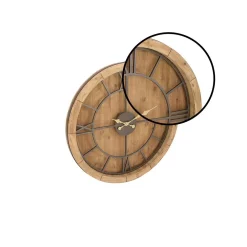 Wall Clocks LITTON LANE 40 In. Rustic Wooden Round Wall Clock 11 Wall Clocks LITTON LANE 40 In. Rustic Wooden Round Wall Clock -SAFAVIEH Shop brown litton lane wall clocks 44381 4f 1000