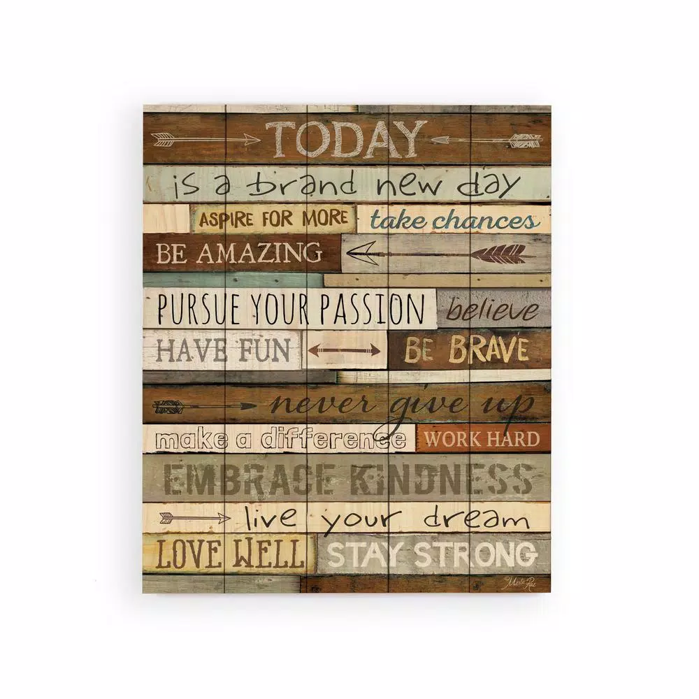 Wall Signs P Graham Dunn Today Is A Brand New Day Wood Pallet Individual Wooden Art 3 Wall Signs P Graham Dunn Today Is A Brand New Day Wood Pallet Individual Wooden Art