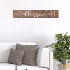 Wall Signs Pinnacle 6 In. X 36 In. Blessed Rustic Wood Wall Art 1 Wall Signs Pinnacle 6 In. X 36 In. Blessed Rustic Wood Wall Art -SAFAVIEH Shop brown pinnacle wall signs 1711 3450 64 1000
