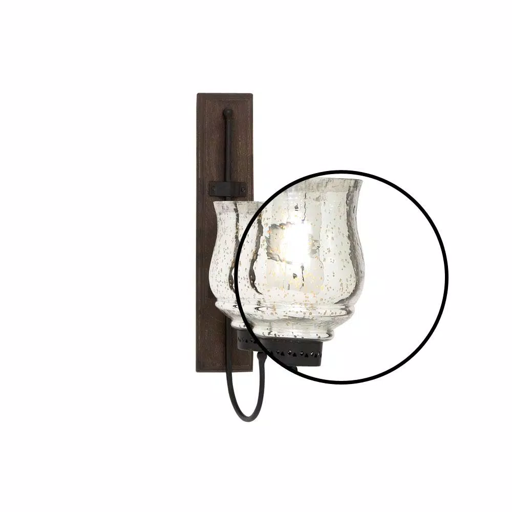 Wall Accents LITTON LANE 21 In. New Traditional Silver Flared Top Hurricane Candle Sconce 7 Wall Accents LITTON LANE 21 In. New Traditional Silver Flared Top Hurricane Candle Sconce - Image 5