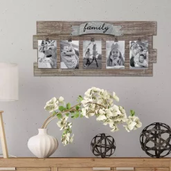 Picture Frames Stonebriar Collection Rustic Wood Collage Picture Frame With Clips And Metal Detail 13 Picture Frames Stonebriar Collection Rustic Wood Collage Picture Frame With Clips And Metal Detail -SAFAVIEH Shop brown stonebriar collection picture frames sb 6163a 31 1000