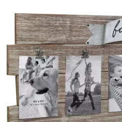 Picture Frames Stonebriar Collection Rustic Wood Collage Picture Frame With Clips And Metal Detail 12 Picture Frames Stonebriar Collection Rustic Wood Collage Picture Frame With Clips And Metal Detail -SAFAVIEH Shop brown stonebriar collection picture frames sb 6163a 44 1000