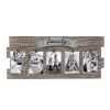 Picture Frames Stonebriar Collection Rustic Wood Collage Picture Frame With Clips And Metal Detail
